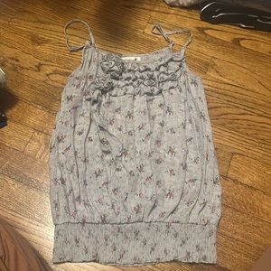Womens ruffle tank top